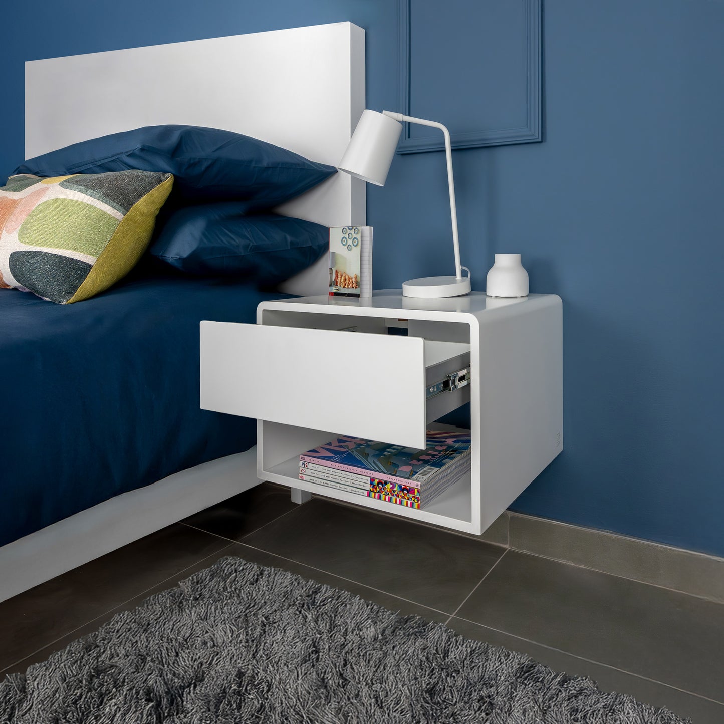 Floating Bedside Box with drawer