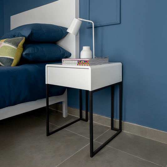 Freestanding Bedside Pedestal with drawer
