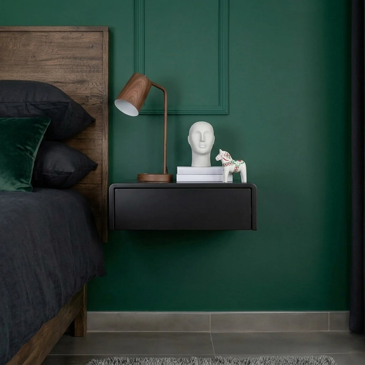 Floating Bedside Pedestal / Nightstand with drawer