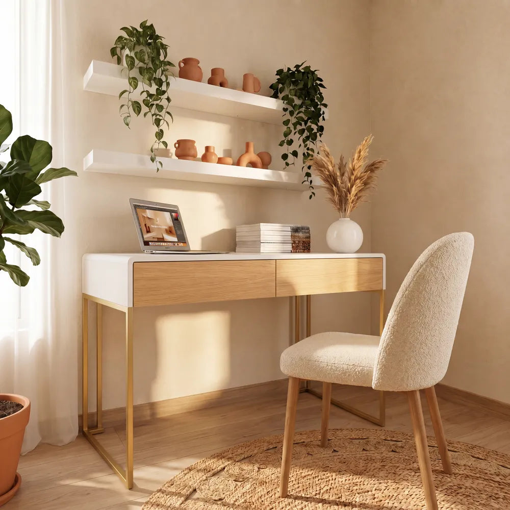 Freestanding Desk / Dressing Table with drawers