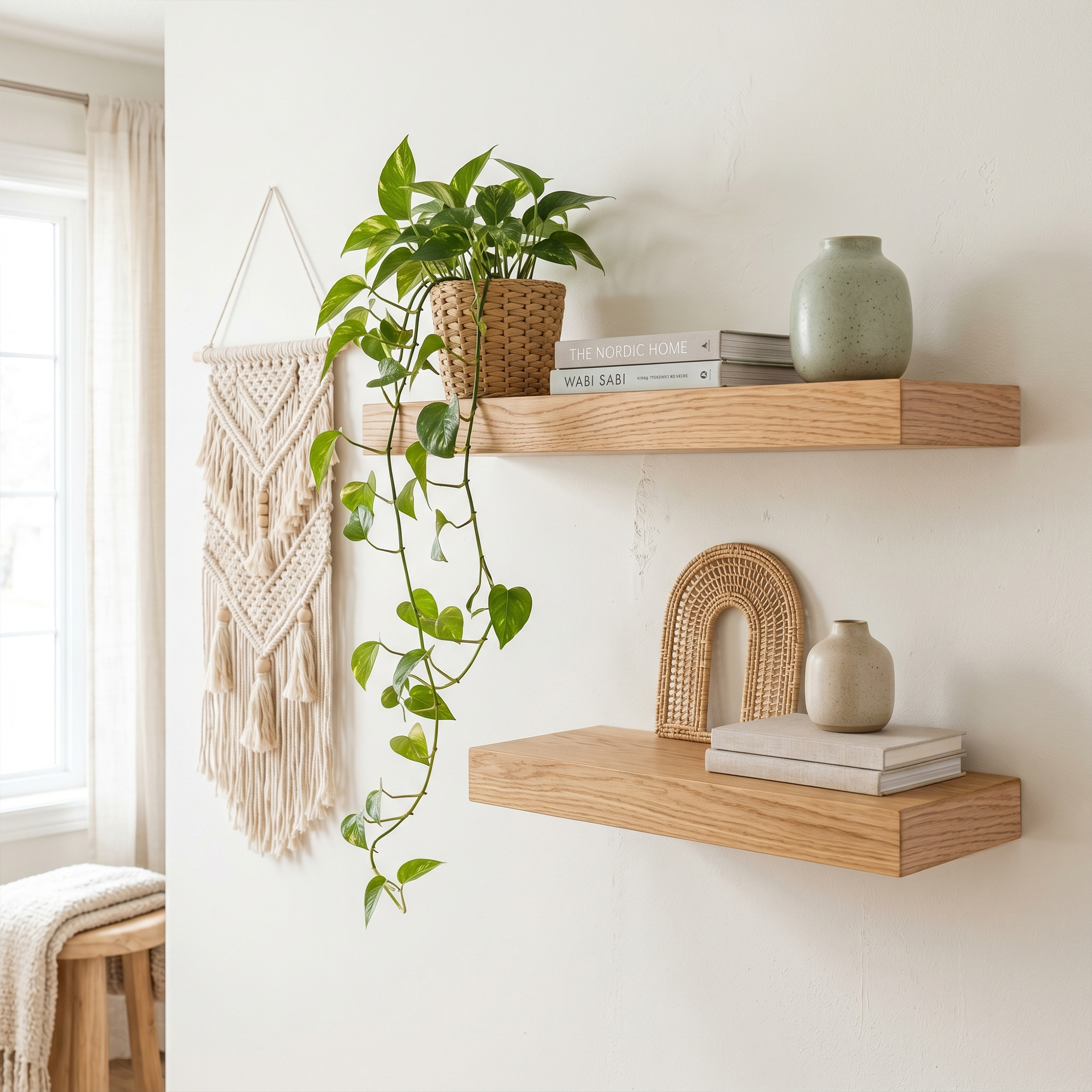 Floating shelves