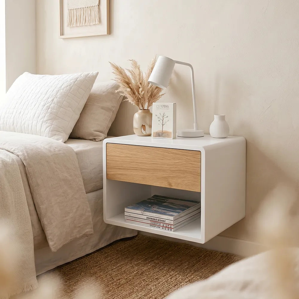 Floating Bedside Box with drawer