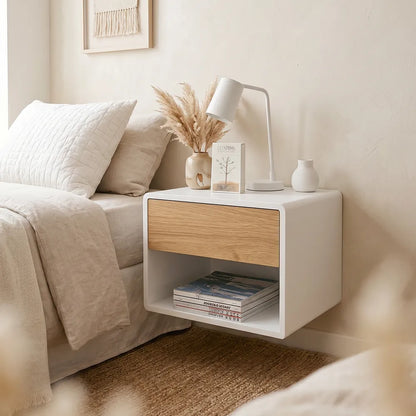 Floating Bedside Box with drawer