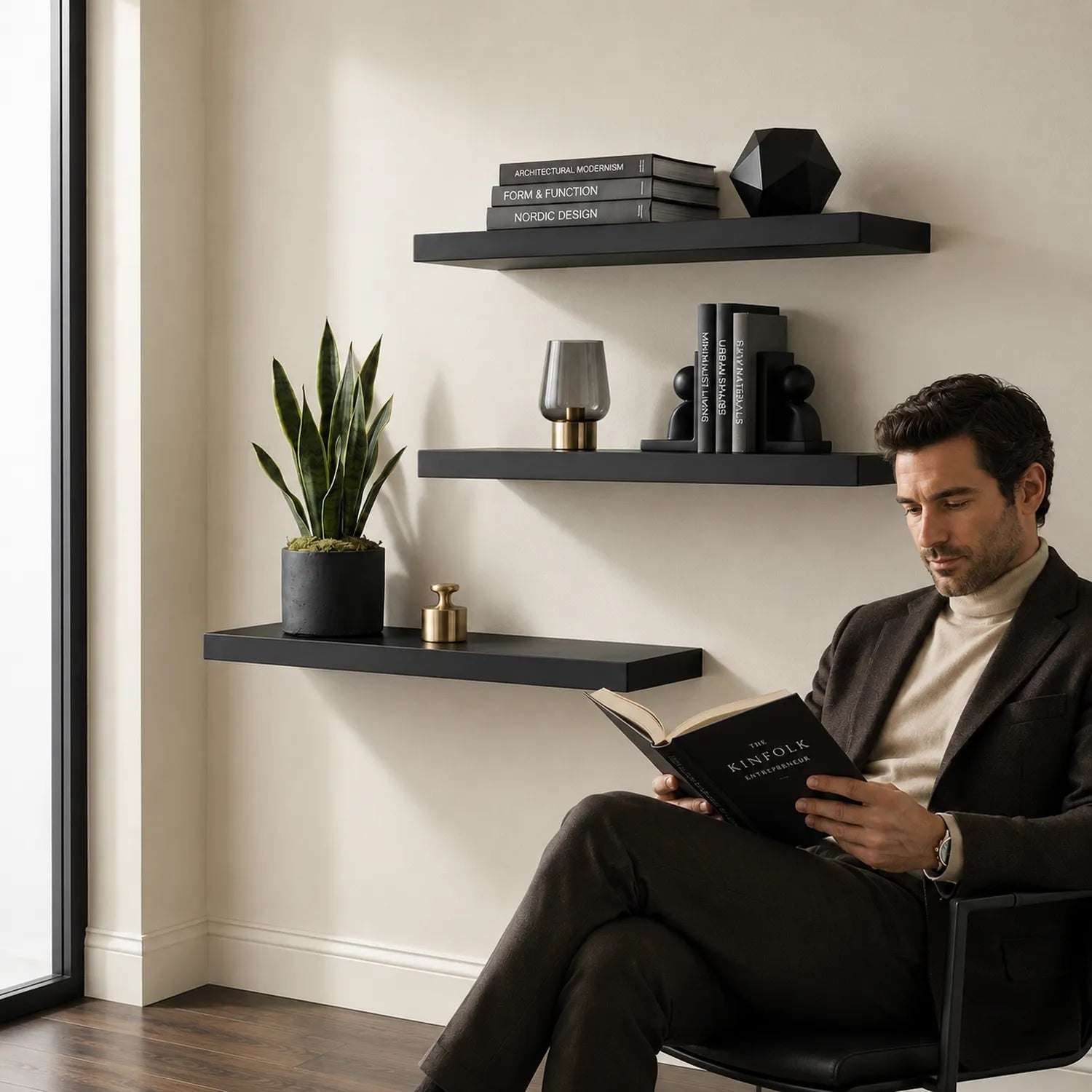 Floating shelves