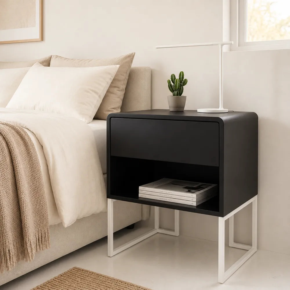 Freestanding Bedside Box with drawer (10 working days leadtime)