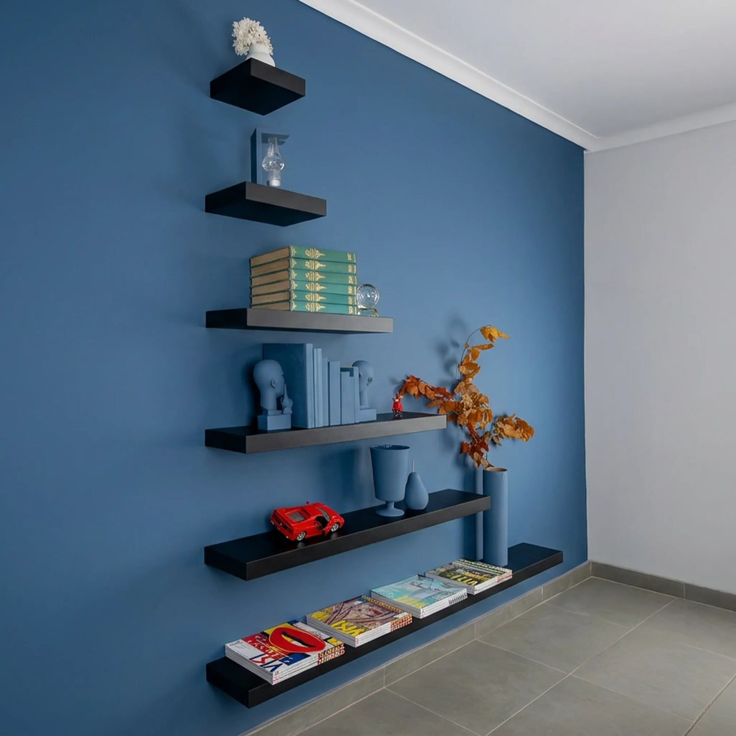Floating shelves