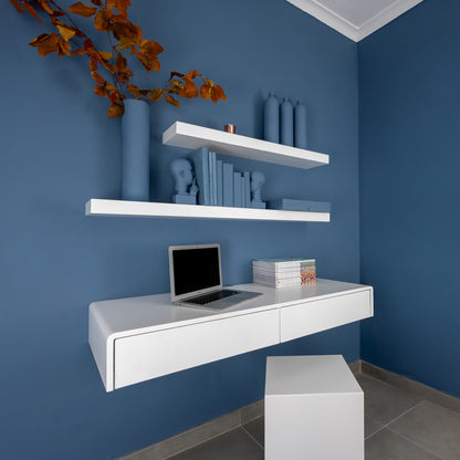 Floating desk / dressing table with drawers