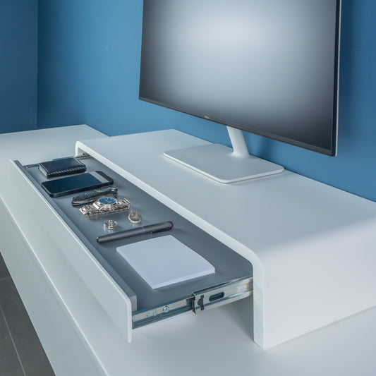 Monitor Stand with Pencil Drawer (Large)