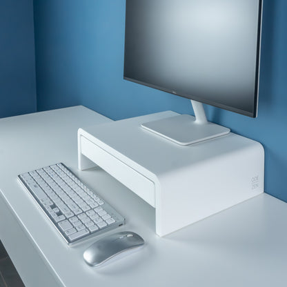 Monitor Stand with Pencil Drawer (Medium)