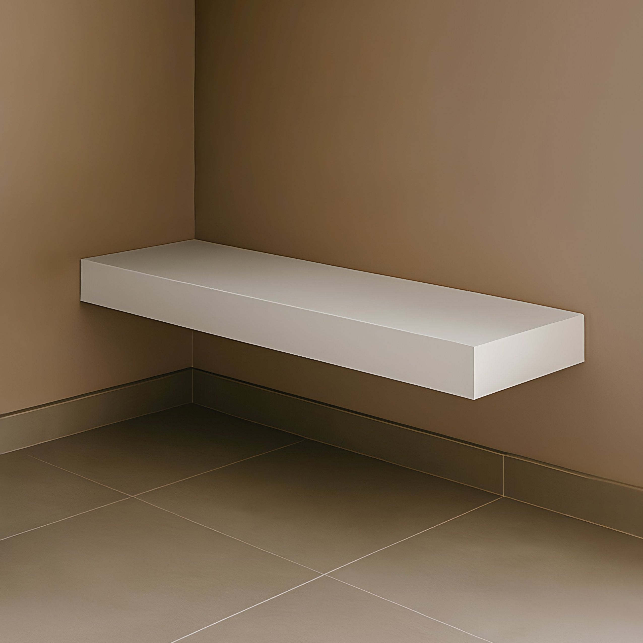 Floating Printer Shelf