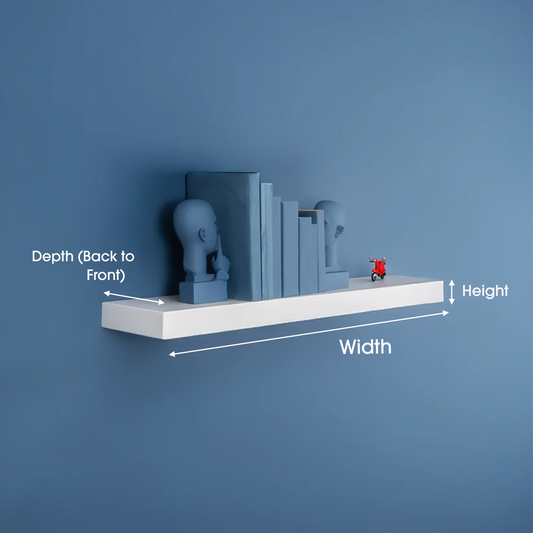 Floating Printer Shelf