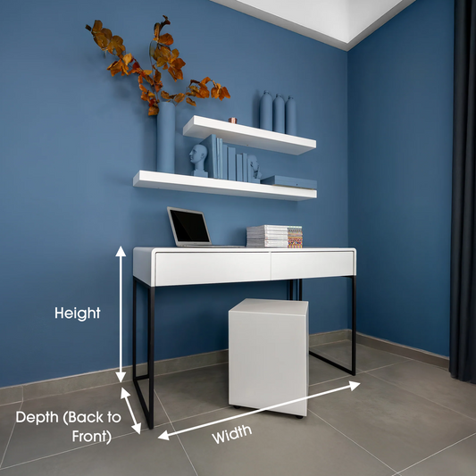 Freestanding Desk / Dressing Table with drawers