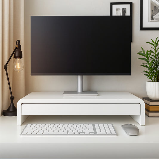 Monitor Stand with Pencil Drawer (Large)
