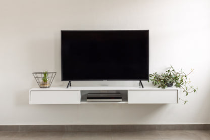 Floating TV/media unit with drawers