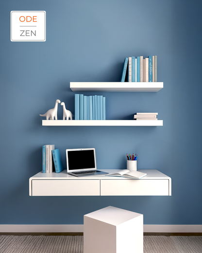 Floating desk / dressing table with drawers