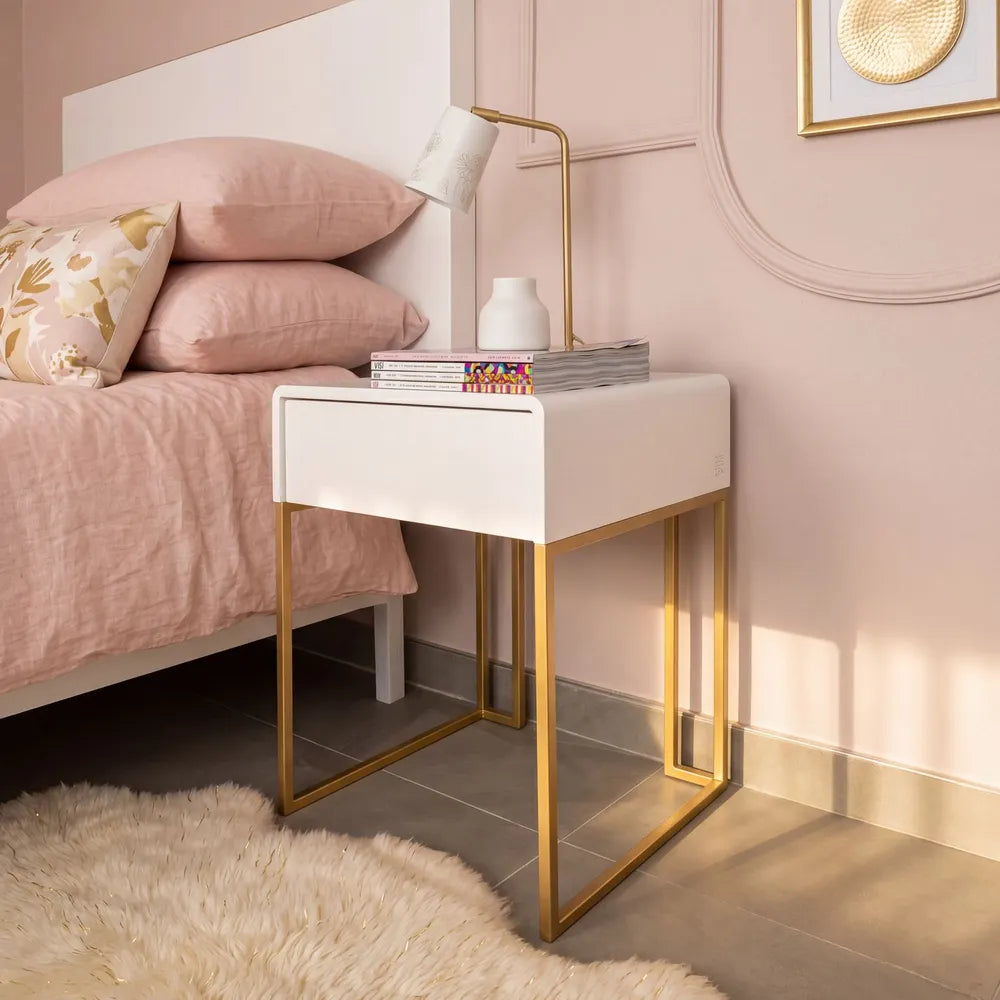 Freestanding Bedside Pedestal with drawer (10 working days leadtime)