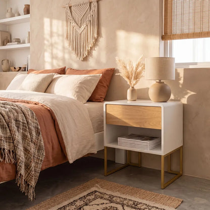 Freestanding Bedside Box with drawer (10 working days leadtime)