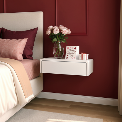 Floating Bedside Pedestal / Nightstand with drawer