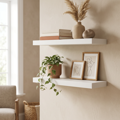 Floating shelves
