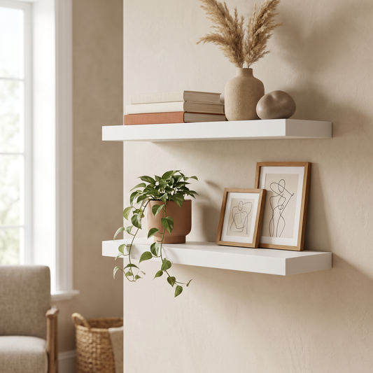 Floating shelves