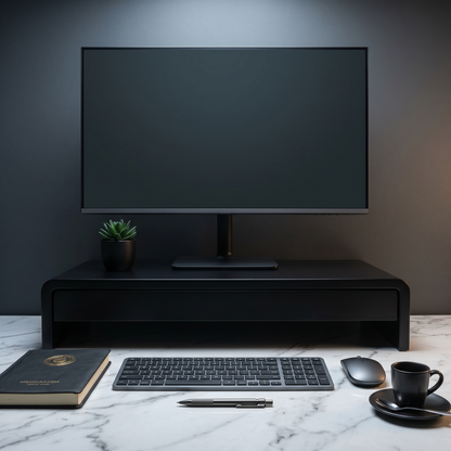 Monitor Stand with Pencil Drawer