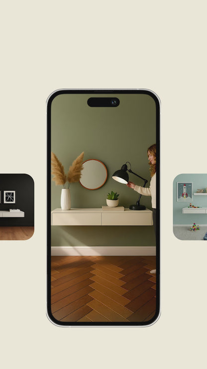 Floating desk / dressing table with drawers