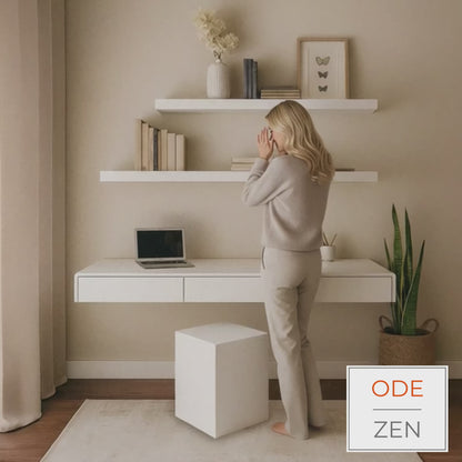 Floating desk / dressing table with drawers