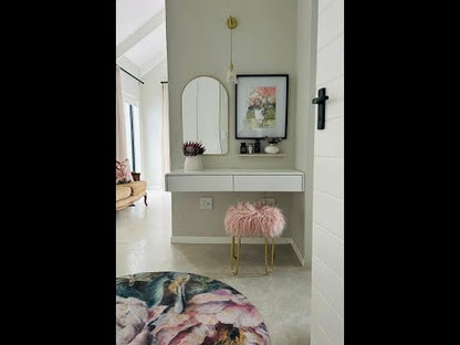 Floating desk / dressing table with drawers
