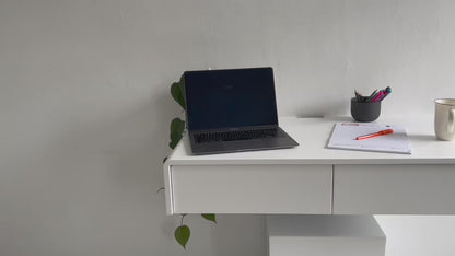 Floating desk / dressing table with drawers